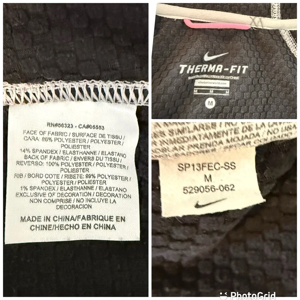 Nike All Time Sphere Hoodie‎ Jacket Gray Thumb Holes Women's Medium